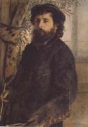 Pierre Renoir Claude Monet (mk06) oil painting on canvas
